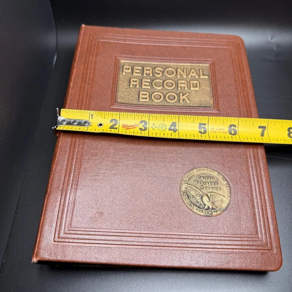 Vintage 1965 Personal Record Book Pfening‎ Snyder Publishers Loose Leaf planner